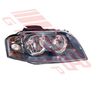 Audi A3 2003 Right Headlamp - Black | Quality Replacement Part