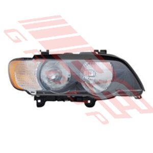 BMW X5 E53 2000-03 Headlamp - Right Hand - White/Clear Corner Lamp