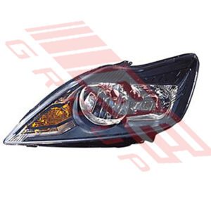 Ford Focus 2008 Electric Black Left Headlamp - Enhance Your Driving Experience