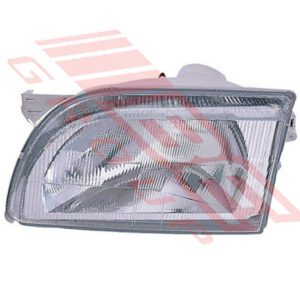 Ford Transit 1996-99 Headlamp - Left Hand - Plastic Lens | Quality Replacement Part
