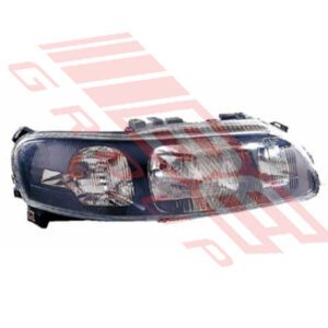 Volvo S60 2000-04 Electric Black Right Hand Headlamp - High Quality Replacement Part