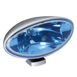 "Hella Comet 200 Spread Beam Driving Lamp with Blue Lens - Enhance Your Driving Experience!"