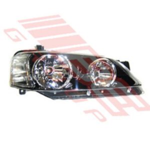 Ford Falcon Ba/Bf1 2003 Right Headlamp - Black Reflector Type