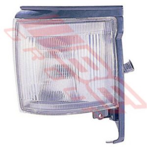 Toyota Hiace 1993- Import Corner Lamp - Lefthand - Clear With Grey Trim