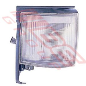 Toyota Hiace 1993- Import Corner Lamp - Righthand - Clear With Grey Trim