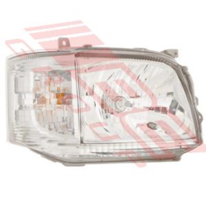 Toyota Hiace 2010- Facelift Headlamp - Righthand - Electric/Manual - Non Bulb Shield