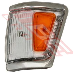 Toyota Hilux 4Wd 1992- Chrome Trim Corner Lamp - Lefthand - Amber/Clear