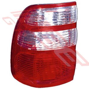 Toyota Landcruiser Fj100 2001- Rear Lamp - Lefthand - Clear/Clear/Red