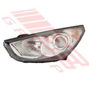 Hyundai Ix35 2010 - Headlamp - Lefthand - Electric/Manual - Black