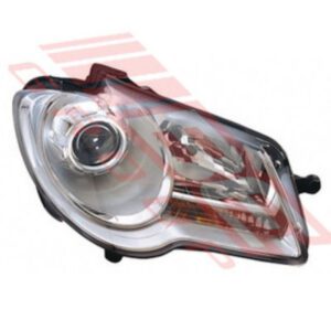2006-10 VW Touran Right Electric Headlamp with Motor - OEM Quality