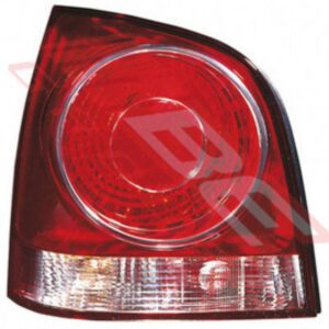 VW Polo Mk5 2005-09 Rear Lamp Left-Hand Red Reflector ? Enhance Your Vehicle's Visibility!