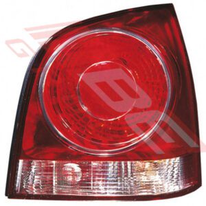 VW Polo Mk5 2005-09 RH Red Reflector Rear Lamp - Enhance Your Vehicle's Visibility!