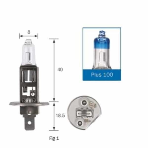 Narva Halogen H1 Globe Plus 12V 55W 100 P14.5S - Brighten Your Drive with Quality Halogen Lighting