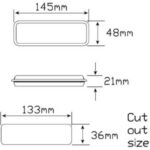 Led Autolamps 135Cat1 Surface Mount Front Indicator Lamp - 12V