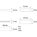 Led Autolamps 135Cat1 Surface Mount Front Indicator Lamp - 12V