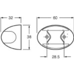 "Hella Duraled Front Position/End Outline Lamp: Brighten Your Vehicle's Exterior"
