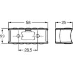 "Hella LED Duraled Side Marker Lamp - Stainless Steel Housing | Bright & Durable Lighting"