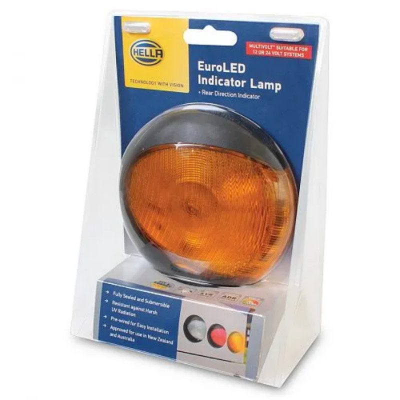 "Hella Euroled Rear Direction Indicator Lamp: Bright, Durable, and Reliable Lighting"