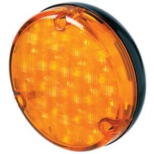 "Hella 500 Series LED Front Direction Indicator ? Amber, Black | Bright & Stylish Turn Signals"