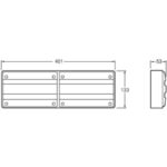"Hella Designline LED Double Module Stop/Rear Position/Rear Direction Indicator - High Quality, Reliable Lighting"
