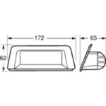 "Hella High Level LED Brake Light - 12V for Maximum Visibility"