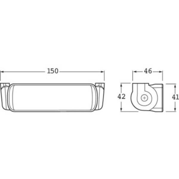 "Hella Featherlight LED Daytime Running Lamp Kit - 9-33V Rectangular - Brighten Your Drive!"