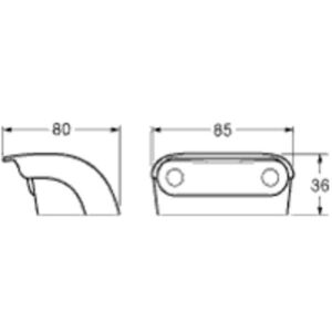 "Hella Mounting Kit - White: Securely Mount Your Hella Lights with Ease"