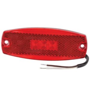 Narva 91708 9-33V Red LED Rear End Outline Marker Lamp with In-Built Retro Reflector