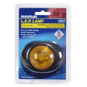 Amber Narva 93130 9-33 Volt L.E.D Side Marker or Front End Outline Marker Lamp