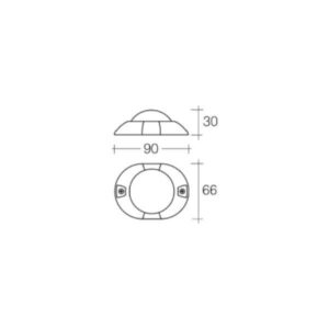 Narva 93134 9-33V LED Front End Outline Marker Lamp - Bright & Durable Lighting Solution