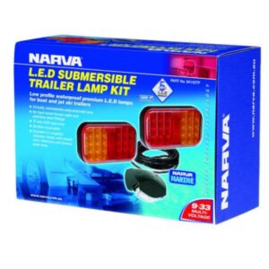 "Narva 94142Tp 9-33V LED Submersible Trailer Lamp Pack with 9M Hard-Wired Cable Per Lamp"