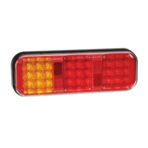 "Narva Model 42 LED Tail Lamp: 9-33 Volt Red/Amber - Bright & Durable Lighting"