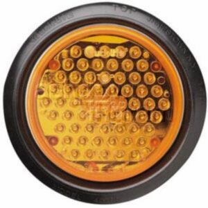 "24V LED Amber Rear Direction Indicator Lamp with Vinyl Grommet - Narva 94406"