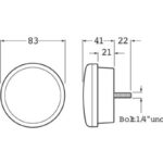 Hella LED 83mm Rear Direction Indicator Lamp - Bright, Durable, and Reliable Lighting