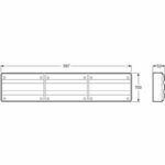 "Hella 2427-H Designline LED Triple Module Stop/Rear Position/Rear Direction Indicator Lamp - Bright & Stylish Design"