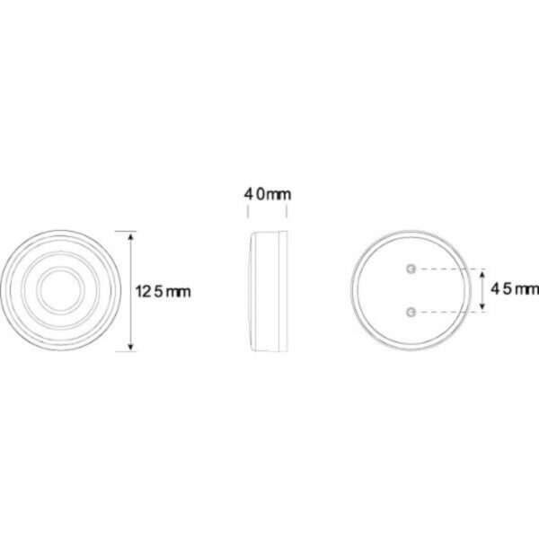 Led Autolamps Maxilamp1Xc Stop/Tail/Indicator/Reflector