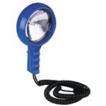 "Hella Hand Held Spot Lamp - Blue Body - Long Range - Bright & Powerful Illumination"