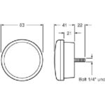 Hella LED 83mm Stop/Rear Position Lamp | Bright & Durable Lighting Solution