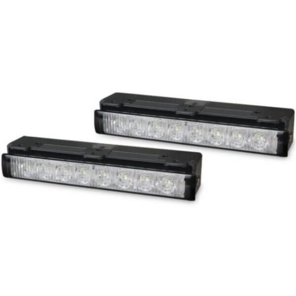 "Hella 5636 LED Safety Daylights: Easy-Fit 12V & 24V - Improve Visibility & Safety"