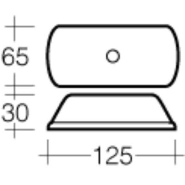 "Narva 85760BL Side Marker Light Red/Amber Incandescent - Bright Illumination for Your Vehicle"