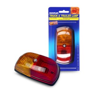 "Narva 85760BL Side Marker Light Red/Amber Incandescent - Bright Illumination for Your Vehicle"