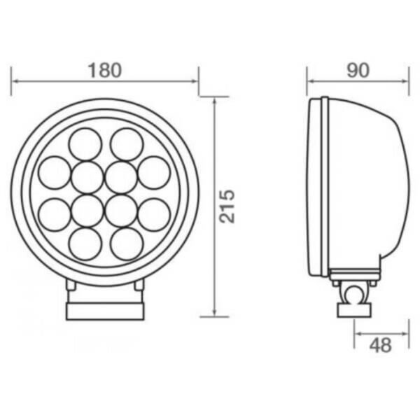 Venta 12 Led 60W Driving Light - Flood Or Spot