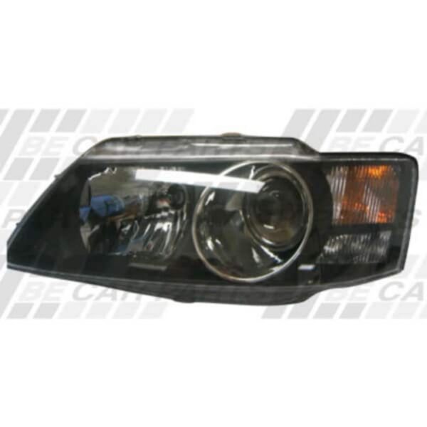 Holden Commodore Vy 2002- Headlamp -  Lefthand - Black