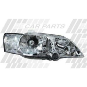 Holden Commodore Vy 2002- Exec Headlamp - Lefthand - Chrome - W/Clear Cnr Lamp