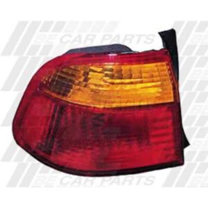 Honda Civic Ek F/L 4 Door 1999 - 2000 Rear Lamp - Lefthand - Amber/Red -