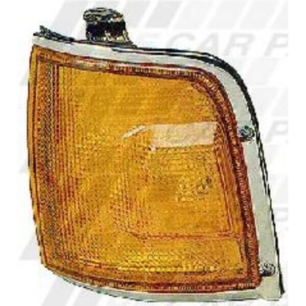 Holden Rodeo 1989-93 Corner Lamp - Lefthand - Amber/Chrome