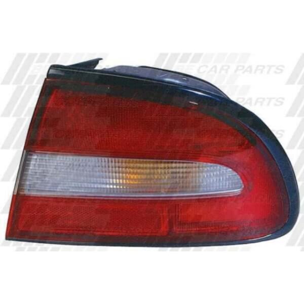 Mitsubishi Galant E53/4 1993 - 97 Rear Lamp - Righthand - Black Trim