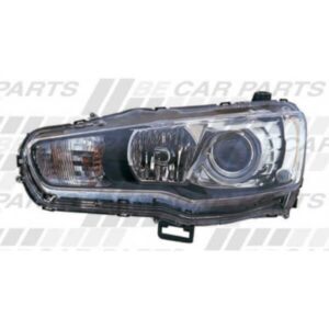 Mitsubishi Lancer Cy 2008 - Headlamp -  Lefthand - Electric - Hid - Black