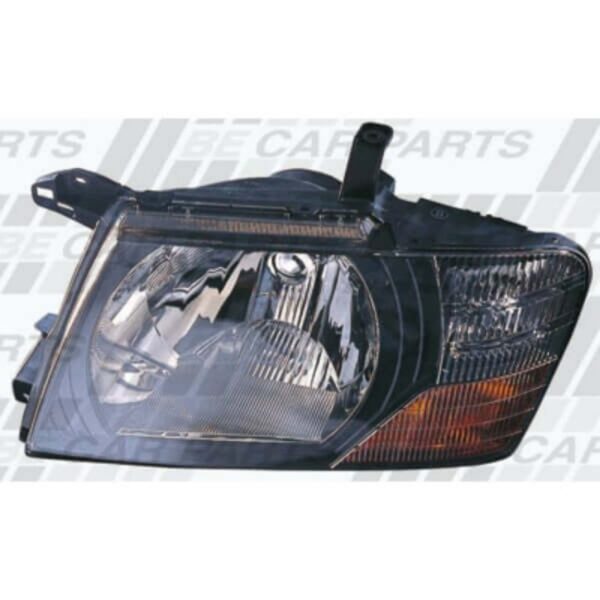 Mitsubishi Pajero 2000 - Headlamp -  Lefthand - Black