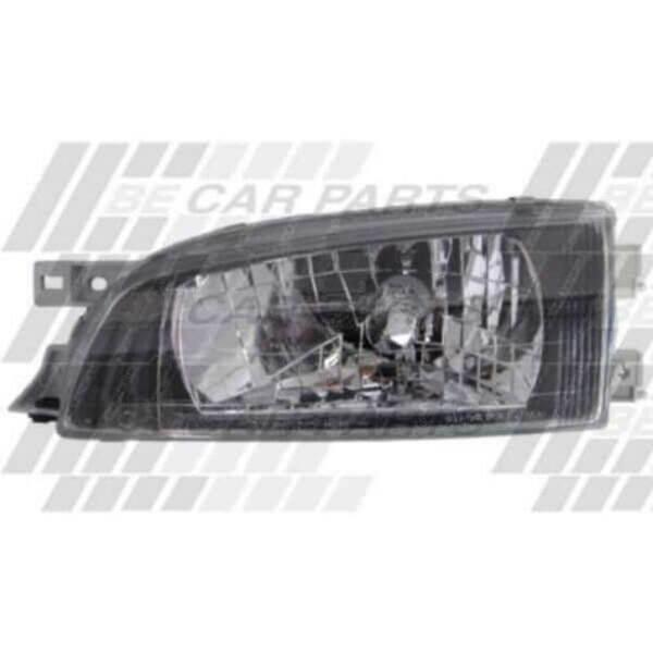 Subaru Impreza 1997 - Headlamp - Lefthand - Black - Inner Edge